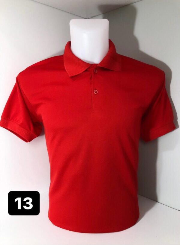 Kırmızı Dry Touch Polo Yaka Tişört