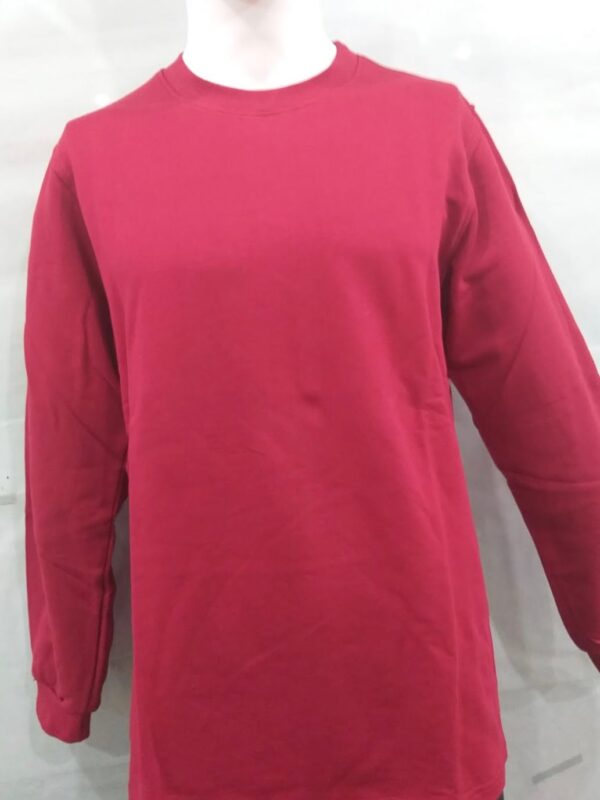 Pembe Bisiklet Yaka Sweat Tişört