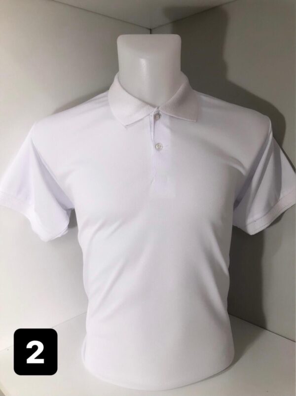 Beyaz Dry Touch Polo Yaka Tişört