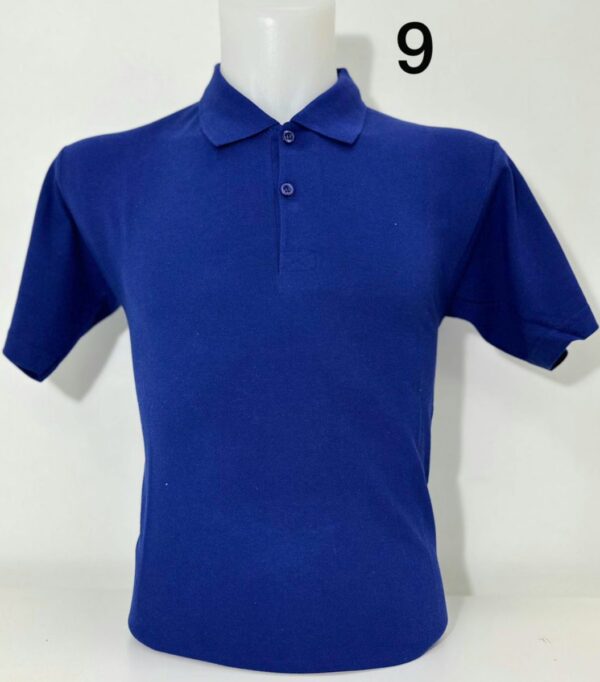 Saks Mavisi Polo Yaka Tişört