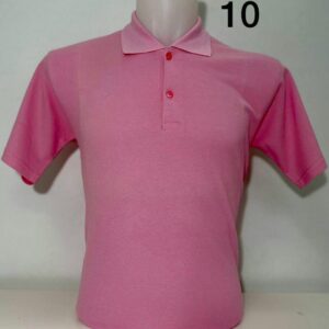 Pembe Polo Yaka Tişört