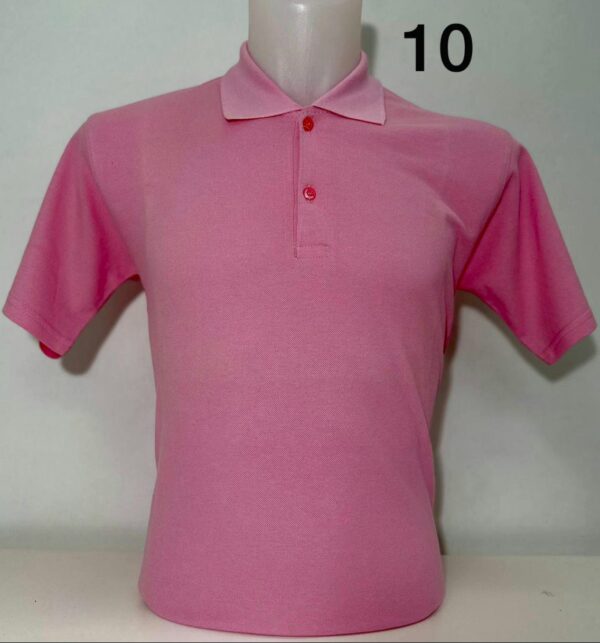 Pembe Polo Yaka Tişört