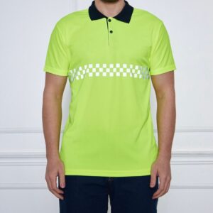 Sarı İş Güvenlik Polo Yaka Tişört